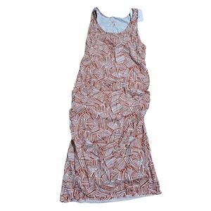 Maternity ISABEL Sleeveless Side Shirring Dress XL